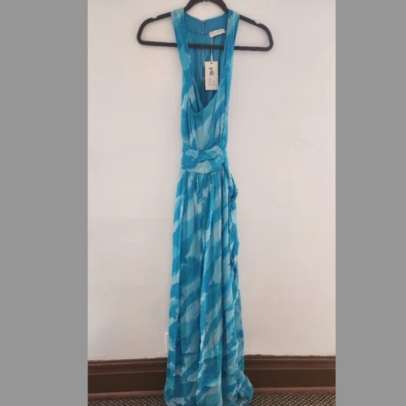 NWT $525 Ramy Brook Printed Zoya Maxi Dress - Picture 4 of 11